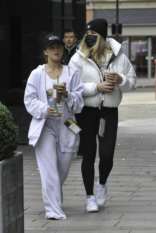 MAISIE SMITH and TILLY RAMSAY Out in Leeds 01/26/2022