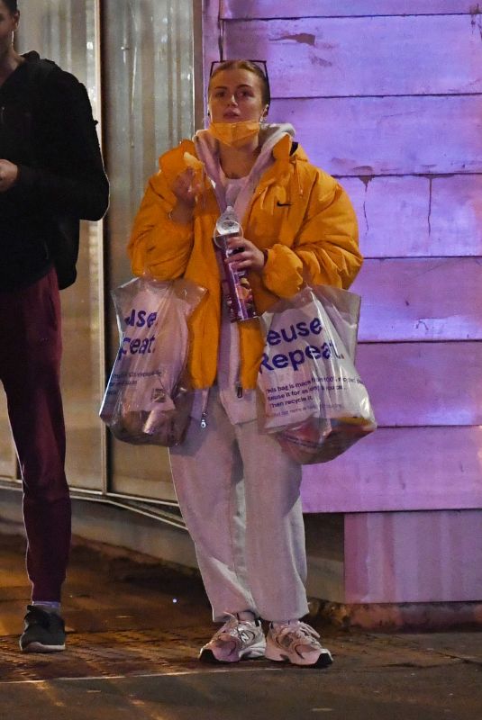 MAISIE SMITH and TILLY RAMSAY Out Shopping at Tesco in Bromley 01/13/2022