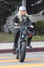 MALIN AKERMA Out for a Bike Ride in Los Angeles 01/07/2022