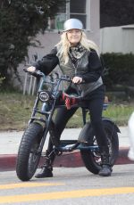 MALIN AKERMA Out for a Bike Ride in Los Angeles 01/07/2022