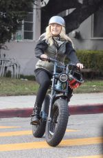 MALIN AKERMA Out for a Bike Ride in Los Angeles 01/07/2022