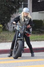MALIN AKERMA Out for a Bike Ride in Los Angeles 01/07/2022