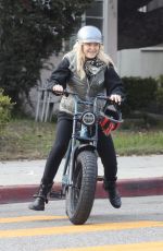 MALIN AKERMA Out for a Bike Ride in Los Angeles 01/07/2022