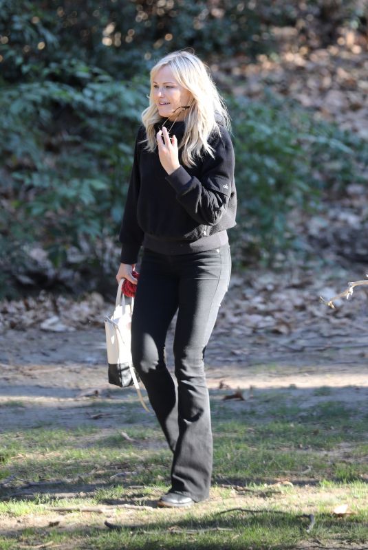 MALIN AKERMAN Out at a Local Park in Los Angeles 01/27/2022