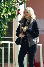 MALIN AKERMAN Out for Lunch with a Friend at Ivy in Santa Monica 01/19/2022