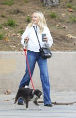 MALIN AKERMAN Out with Her Dog at a Park in Los Feliz 01/11/2022