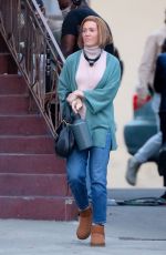 MANDY MOORE on the Set of This Is Us in the Chinatown 01/10/2022