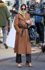 MARCIA GAY HARDEN on the Set of Uncouple in New York 01/14/2022