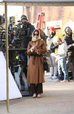 MARCIA GAY HARDEN on the Set of Uncouple in New York 01/14/2022