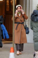 MARCIA GAY HARDEN on the Set of Uncouple in New York 01/14/2022