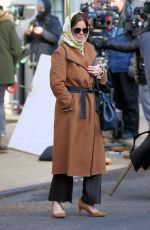 MARCIA GAY HARDEN on the Set of Uncouple in New York 01/14/2022