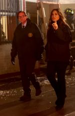 MARISKA HARGITAY and KELLI GIDDISH on the Set of Law and Order: Special Victims Unit in Bushwick 01/04/2022