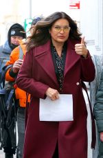 MARISKA HARGITAY on the Set of Law and Order: Special Victims Unit in New York 01/12/2022