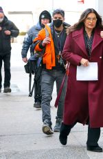 MARISKA HARGITAY on the Set of Law and Order: Special Victims Unit in New York 01/12/2022
