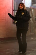 MARISKA HARGITAY on the Set of Law and Order: SVU in Bushwick 01/05/2022