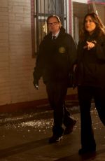 MARISKA HARGITAY on the Set of Law and Order: SVU in Bushwick 01/05/2022