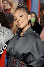 MARSAI MARTIN at Spider-man: No Way Home Premiere in Los Angeles 12/13/2021