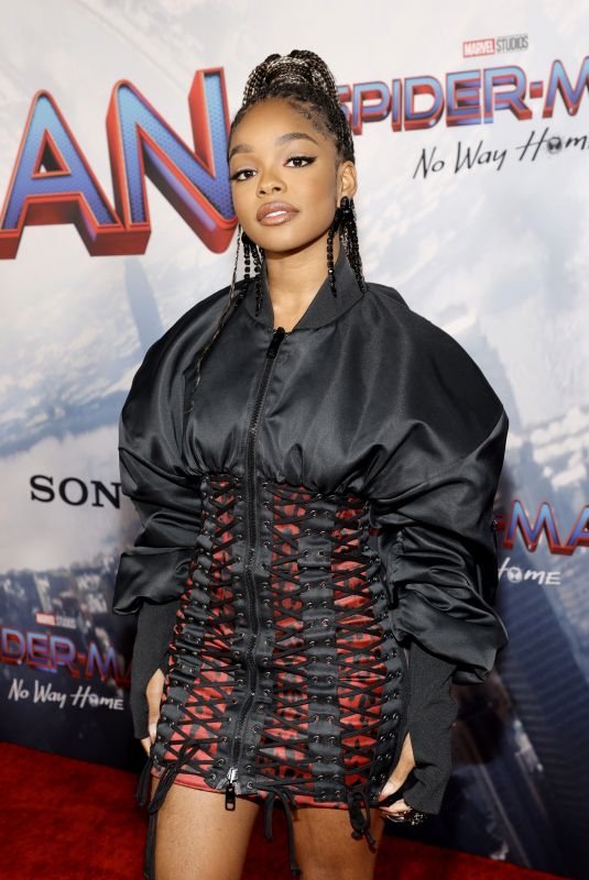 MARSAI MARTIN at Spider-man: No Way Home Premiere in Los Angeles 12/13/2021