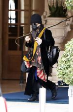 MARY KATE OLSEN Leves Ritz Hotel in Paris 01/25/2022