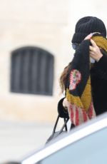 MARY KATE OLSEN Leves Ritz Hotel in Paris 01/25/2022