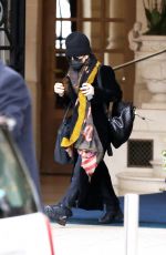 MARY KATE OLSEN Leves Ritz Hotel in Paris 01/25/2022