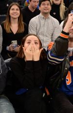 MAUDE APATOW at Knicks Game in New York 01/20/2022