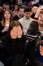 MAUDE APATOW at Knicks Game in New York 01/20/2022