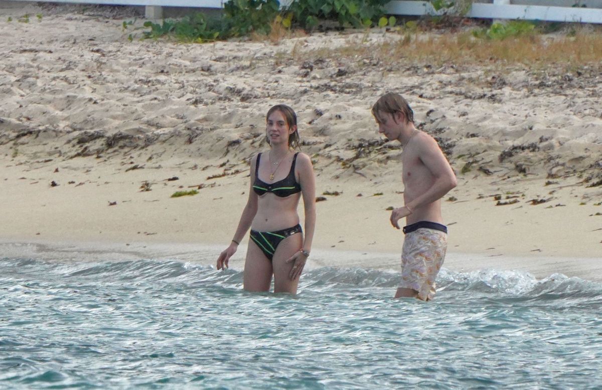 MAYA HAWKE in Bikini in St. Barts 12/28/2021.