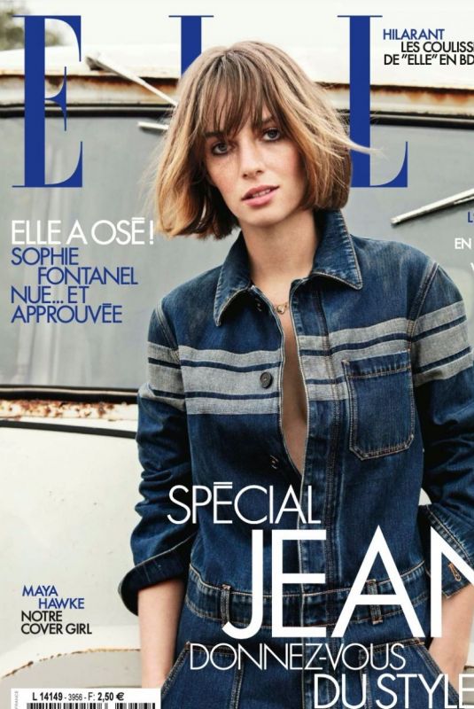 MAYA HAWKE in Elle Magazine, France October 2021