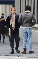 MAYA HAWKE Out for Lunch with a Friend in New York 01/20/2022