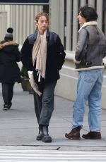 MAYA HAWKE Out for Lunch with a Friend in New York 01/20/2022