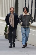 MAYA HAWKE Out for Lunch with a Friend in New York 01/20/2022