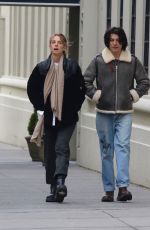 MAYA HAWKE Out for Lunch with a Friend in New York 01/20/2022