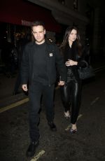 MAYA HENRY Arrives at Novikov Restaurant in London 01/14/2022