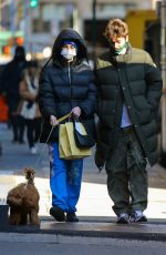 MEADOW WALKER and Louis Thornton-Allan Out in New York 01/10/2022