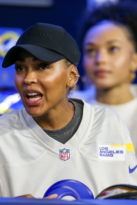 MEAGAN GODD at Arizona Cardinals vs LA Rams Game in Los Angeles 01/17/2022