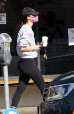 MEGAN CAMPER Out for Coffee to-go in Los Angeles 01/07/2022