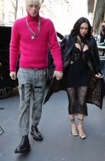 MEGAN FOX and Machine Gun Kelly Out in Milan 01/14/2022