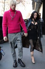 MEGAN FOX and Machine Gun Kelly Out in Milan 01/14/2022