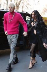 MEGAN FOX and Machine Gun Kelly Out in Milan 01/14/2022