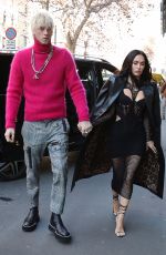 MEGAN FOX and Machine Gun Kelly Out in Milan 01/14/2022