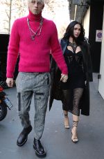 MEGAN FOX and Machine Gun Kelly Out in Milan 01/14/2022