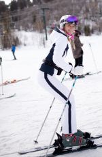 MEGHAN KING Out Skiing in Deer Valley 01/22/2022