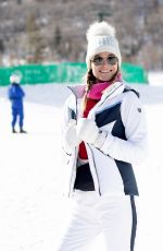 MEGHAN KING Out Skiing in Deer Valley 01/22/2022