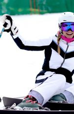 MEGHAN KING Out Skiing in Deer Valley 01/22/2022