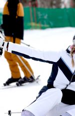 MEGHAN KING Out Skiing in Deer Valley 01/22/2022