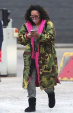 MELANIE BROWN Arrives at Steph