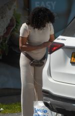 MELANIE BROWN Shopping at Tesco in Leeds 12/31/2021