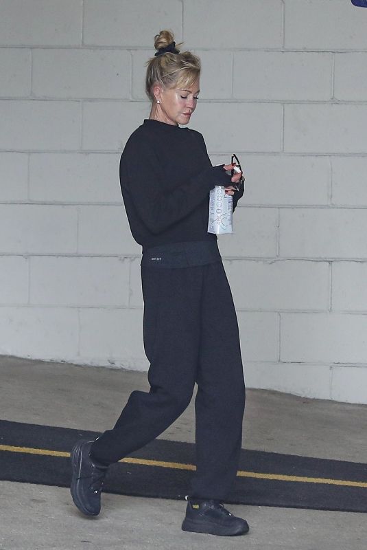 MELANIE GRIFFITH Arrives at a Gym in Beverly Hills 01/10/2022