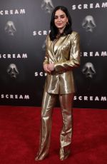 MELISSA BARRERA at Scream Premiere in Los Angeles 01/07/2022